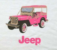 Pink Jeep Roadster