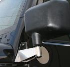 Jeep mirror relocation brackets