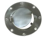 [Jeep Wrangler stainless gas hatch cover]